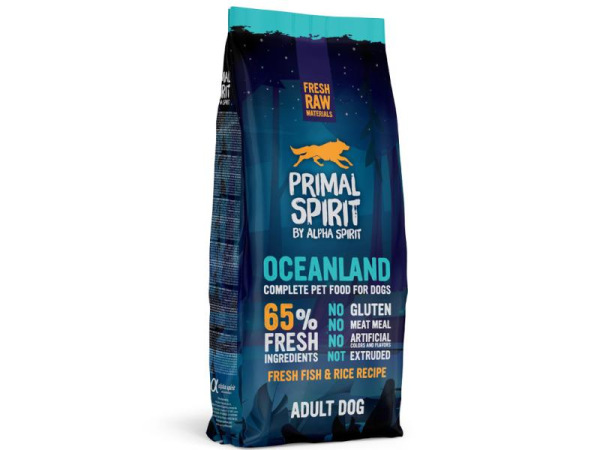 Primal Spirit Dog 65% Oceanland 12kg