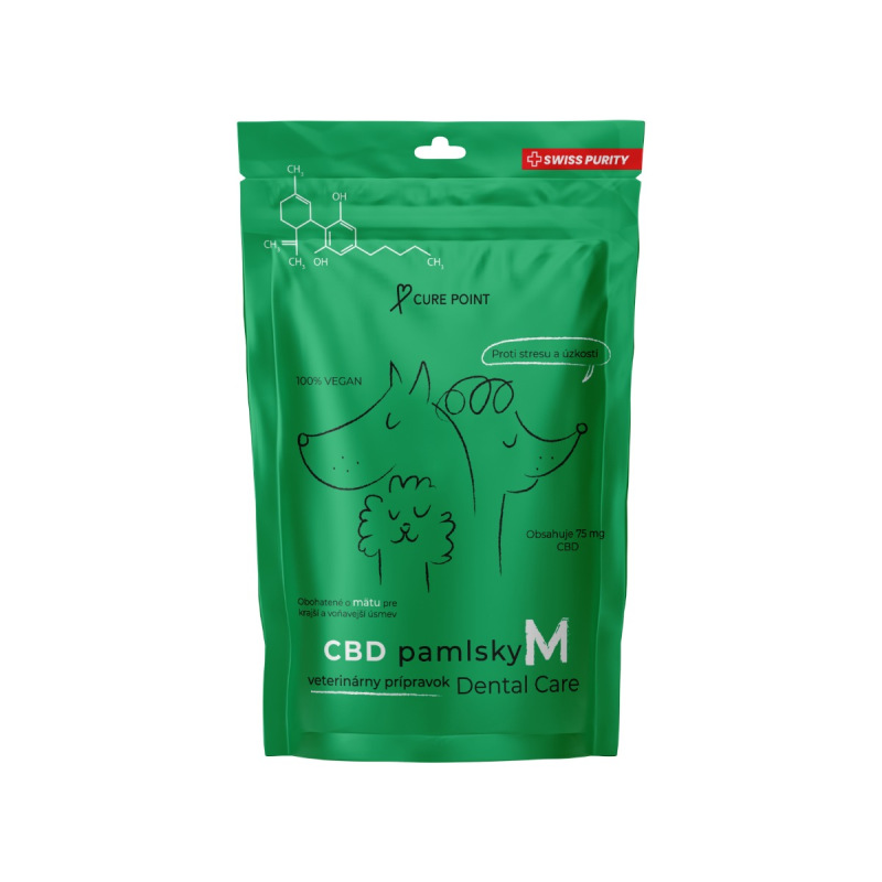 CBD Pamlsky Dental Care M, 100 g