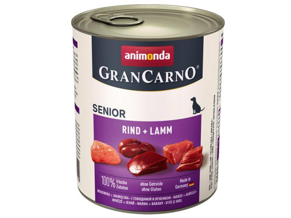 Animonda GRANCARNO senior teľa jahňa