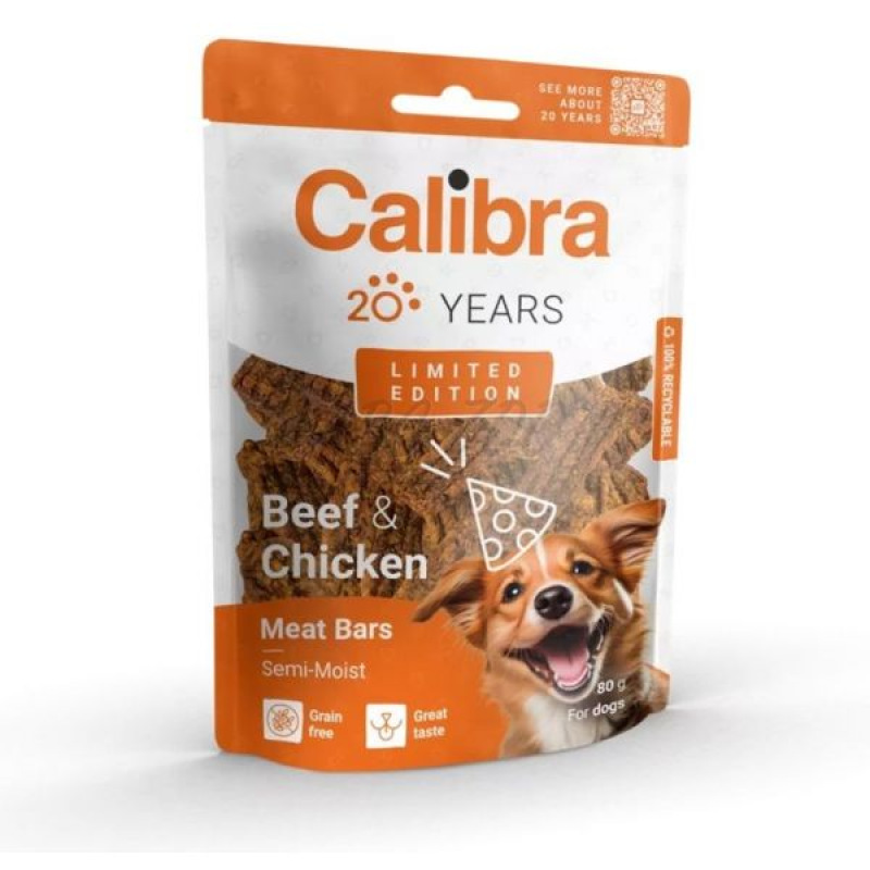 Calibra Limited Edition Beef & Chicken Bars 80 g