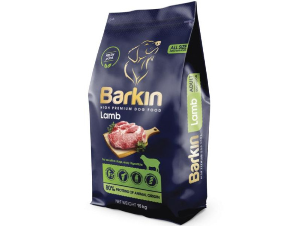 Barkin High Premium Adult Lamb - jahňacie 15kg