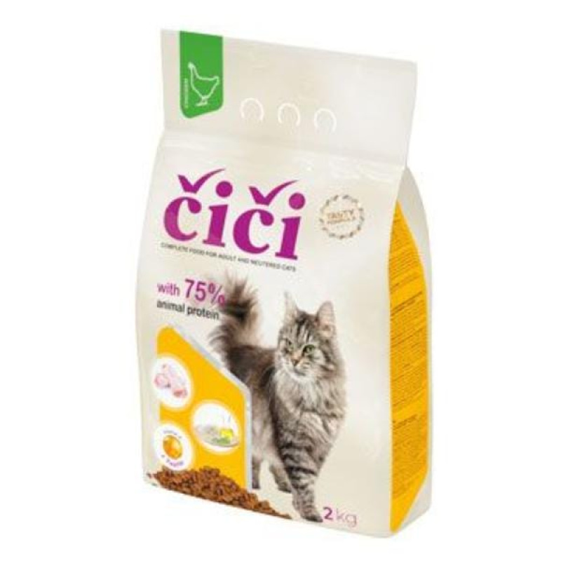 ČIČI granule pre mačky - kuracie 2 kg